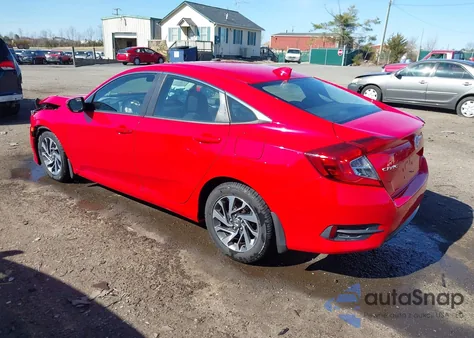 2018 Honda Civic Ex из США, поврежденный, VIN 2HGFC2F76JH553977